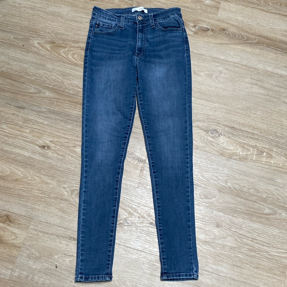 KanCan Women's Skinny Jeans - Dark Blue